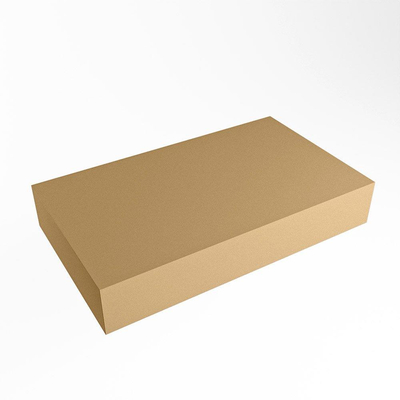 Mondiaz TOP 30 Plan sous vasque suspendu - 70x30x12cm - solid surface - Oro