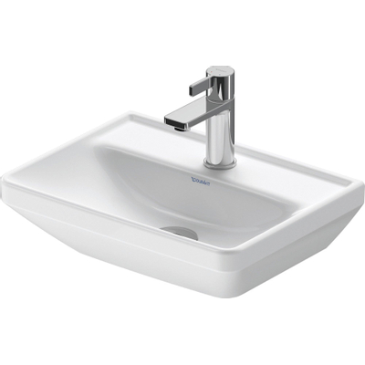 Duravit d-neo lavabo 45x33.5x13cm 1 trou pour robinetterie rectangle céramique blanc