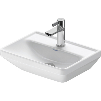 Duravit D-Neo Lavabo d'angle 45x33.5x13cm 1 trou de robinet rectangulaire Céramique Blanc
