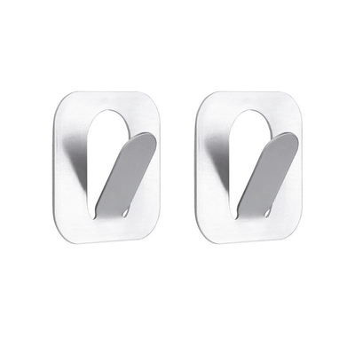 Tiger Haak Paperclip RVS geborsteld (2 stuks) 4.4x4.5x1.7cm