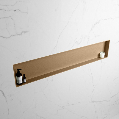 MONDIAZ EASY Nis - 149.5x29.5cm - geschikt voor in- of opbouw - 1 vak - kleur Oro | Oro