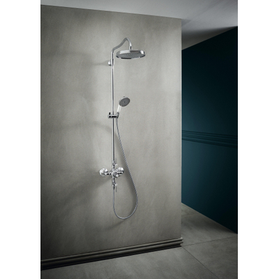 Axor Montreux ensemble de douche pluie apparent – thermostatique – douche de tête Ø 24 cm – douchette – chrome brillant