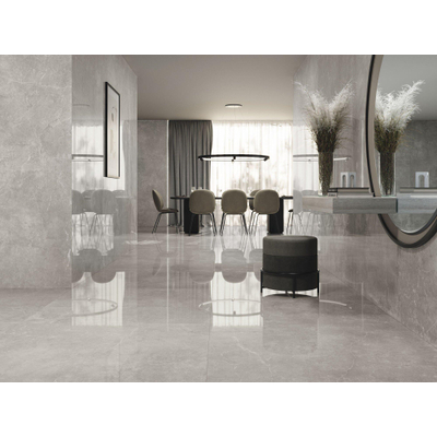 SAMPLE Terravito Unicoa wand- en vloertegel - 120x120cm - 9mm - gerectificeerd - Grijs