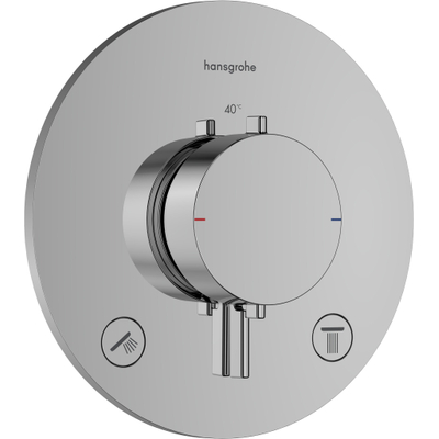 Hansgrohe Ecostat Comfort S Thermostat encastrable - 2 fonctions - Chrome