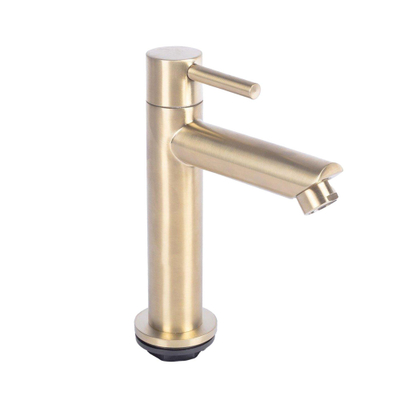 FugaFlow Eccelente Sobrado Robinet lave-mains - 14.4cm - eau froide - Laiton brossé PVD