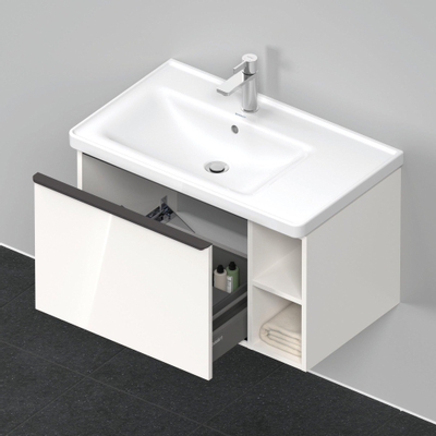 Duravit D-neo Meuble sous vasque 78.4x45.2x44cm 1 tiroir Blanc haute brillance