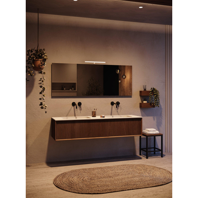 Looox B Line lampe de salle de bains - 40cm - 8 watts - LED - aspect aluminium