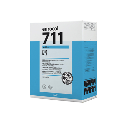 Eurocol Uniflex tegelpoederlijm a 5 kg. wit