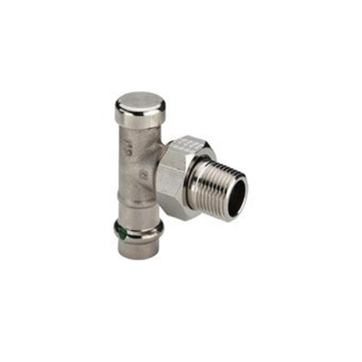 Viega sanpress valve à pied sc 15x1/2 angle droit bronze