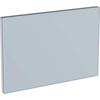 Geberit Omega plaque de recouvrement 20.9x13.9cm avec entretoises verre blanc