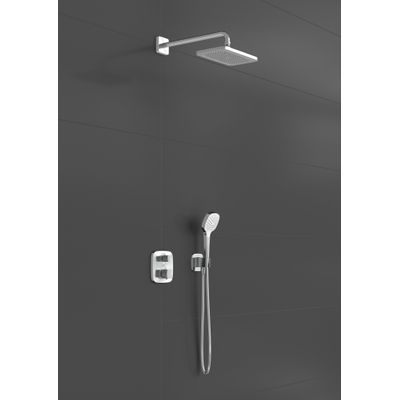 Hansgrohe Croma doucheset - 28cm - thermostatisch - chroom