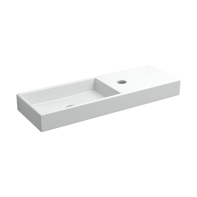 Clou Mini Wash Me lave-mains 56x19cm trou de robinet à droite Céramique Blanc