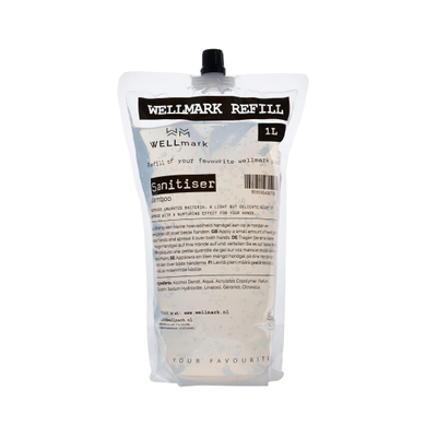 Wellmark Refill sanitiser 1L bamboo