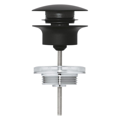 Grohe garniture de vidage push-up phantom black