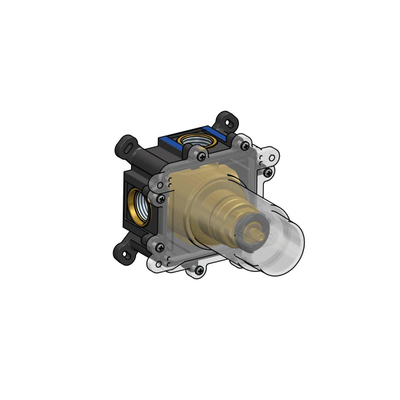 Hotbath Cobber 70 - inbouw thermostatisch HOR - zwart