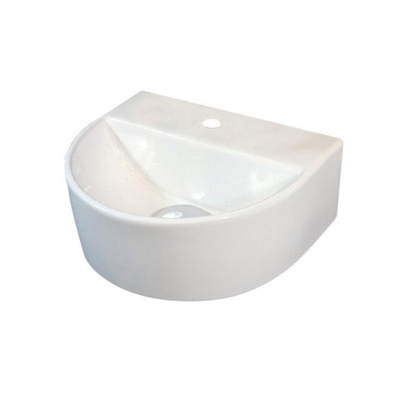 Best Design Class Lavabo pour WC blanc avec 1 trou de robinet 30x25x11,5cm