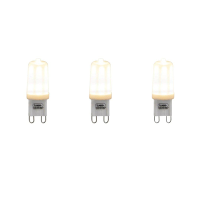 Luedd Lampe LED - lot de 3 - G9 - 3W - 2700K - 280LM - à intensité réglable