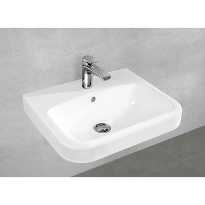 Villeroy & Boch Architectura Lavabo 55x47cm avec trou pour robinetterie et trop plein ceramic+ blanc