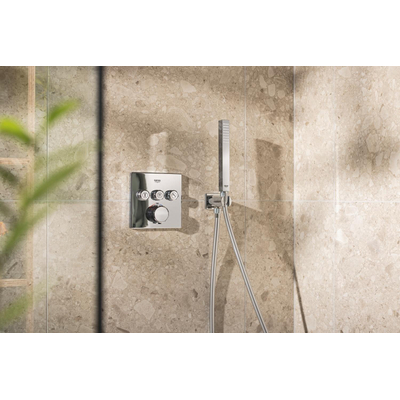 GROHE QuickFix Precision SmartControl Système de douche encastré - tête de douche Cube Vitalio SmartActive 310 - chrome.