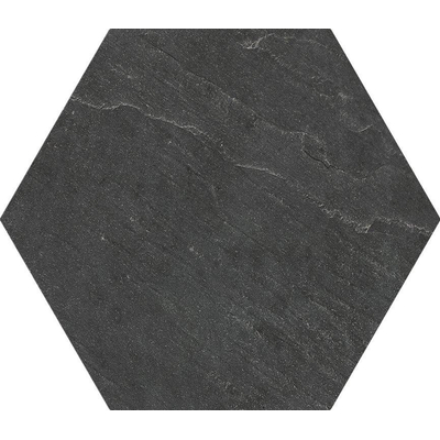Cifre Ceramica Statale wand- en vloertegel - 15x17cm - Betonlook - Black mat (zwart)