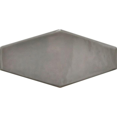 ÉCHANTILLON Terravito Bedoro Carrelage murale - 10x20cm - 8.5mm - Rectangle - Graphite Brillant