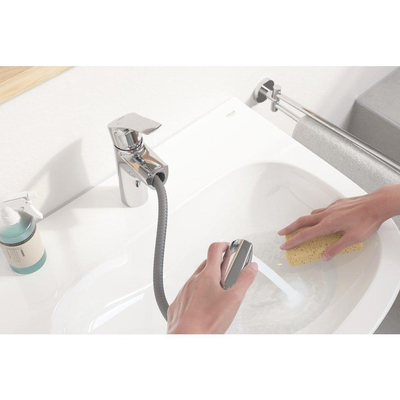 GROHE Eurosmart ensemble de robinet à poser économiseur d'eau M-size avec bec extractible chrome