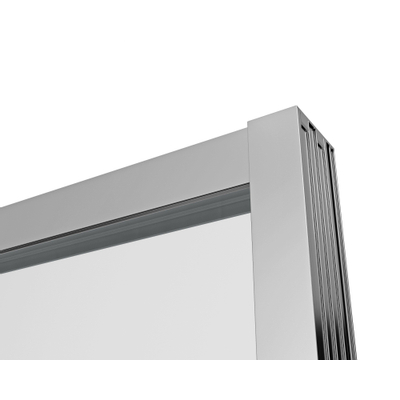 Marenza Neptune Douchecabine - 150x90cm - met schuifdeur - 8mm veiligheidsglas - anti kalk - gepolijst zilver