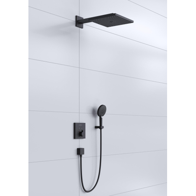 Hansgrohe Raindance e HG Ensemble de douche complet encastré Raindance 300EMZ avec noir