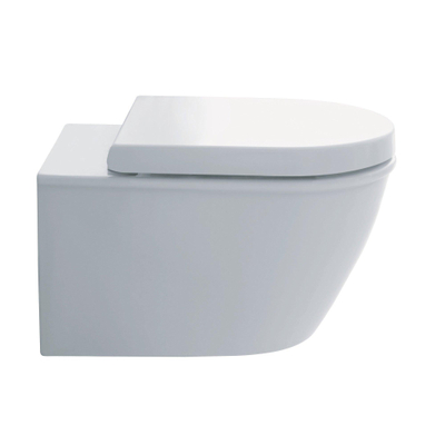 Duravit Universeel WC-zitting - 43.1x37x4.3cm - met softclose - met quickrelease - kunststof - wit