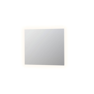 INK SP5 spiegel – 100x80 cm – indirecte LED rondom – instelbare lichtkleur, dimbaar – aluminium zilver