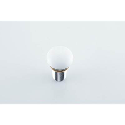 FugaFlow Eccelente Anta Bouchon de vidange à clic allongée - céramique - blanc mat