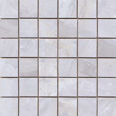 Terravito Ivello carreau mural - 30x30cm - Aspect pierre naturelle - Blanc poli (blanc)