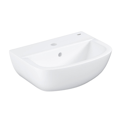 Grohe Bau Fontein - 1 kraangat - met overloop - 45.3x35.4cm - wit