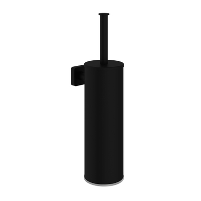 Hotbath Gal WC-borstelgarnituur wandmodel Mat zwart