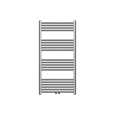 BelradHanddoekradiator - middenaansluiting - 1200X600mm - 414 Watt - GunMetal