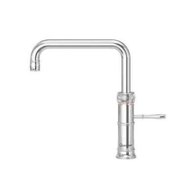 Quooker Classic Fusion Square kokendwaterkraan - draaibare uitloop - Combi reservoir - Warm / kokend water - Chroom