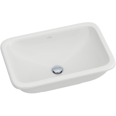 Villeroy & Boch Loop & Friends Lavabo à encastrer 67x45cm avec trop plein Blanc