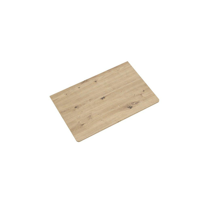 Saniclass Tops Topblad - 60x1.2x46cm - afgeronde hoeken - rustiek eiken
