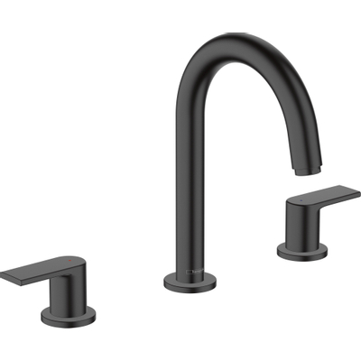 Hansgrohe Vernis Shape wastafelkraan - met waste - mat zwart