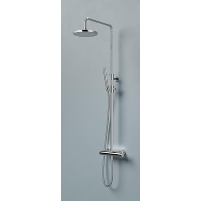 Hotbath Buddy Ensemble de douche pluie thermostatique - chrome