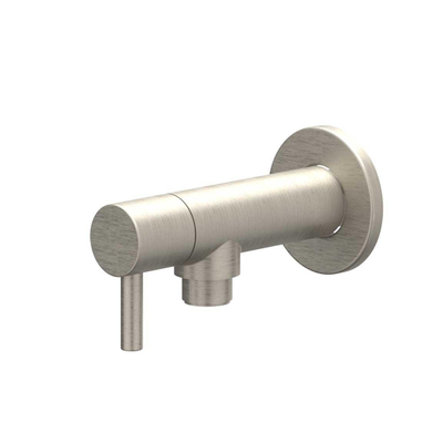 IVY Robinet d'arrêt d’angle - 1/2" - 3/8 - Nickel brossé PVD