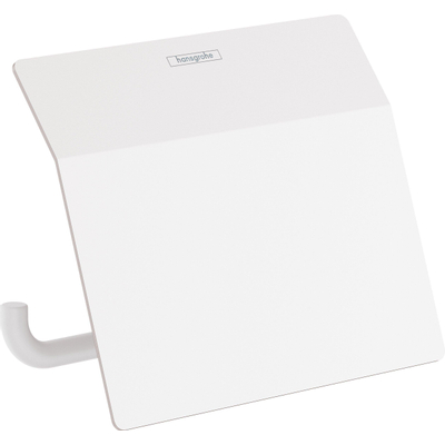 Hansgrohe Addstoris Porte-rouleau WC avec abattant mat blanc