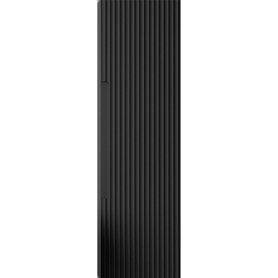 FugaFlow Eccelente Arredo Armoire colonne - 120x34.5x34.5cm - 1 porte - MDF - Anthracite mat