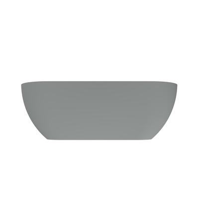 Arcqua Havana Baignoire demi-îlot - 170x80cm - gris mat