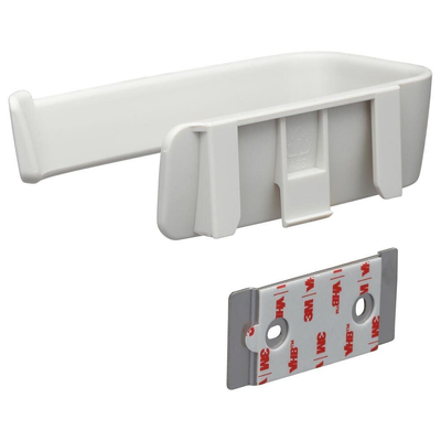 Tiger Tess Porte-rouleau de WC - sans clapet - autocollant/perçage - blanc