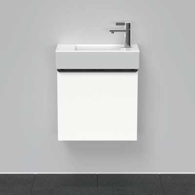 Duravit D-Neo wastafelonderkast 48.4x44x22.2cm Linksdraaiend 1 deur wit Mat