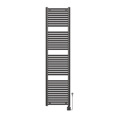 Wiesbaden Elara Elektrische radiator Smart WiFi - 181.7x45cm - PVD - gunmetal (antraciet)