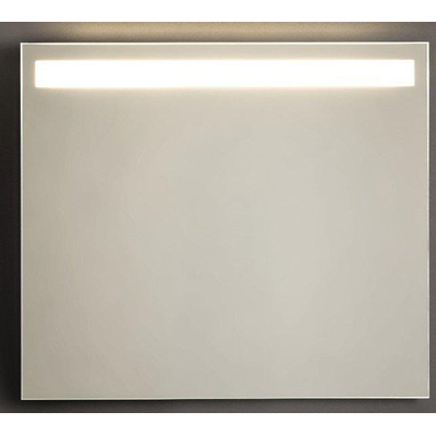 Adema Squared 2.0 Miroir salle de bains 80x70cm avec éclairage LED supérieur avec interrupteur capteur