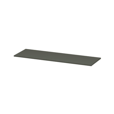 INK Topdeck Wastafelblad - 140x45x2cm - tbv onderkast - MDF lak - Mat beton groen