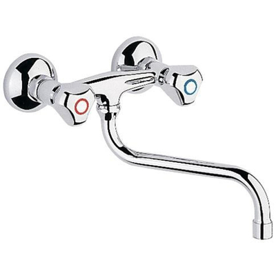 Grohe Onderuitloop - 200mm - met mousseur